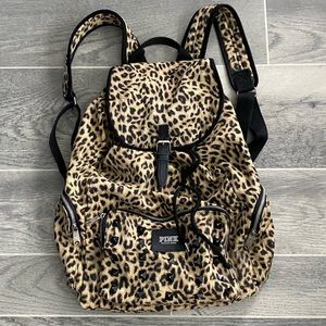 PINK Victoria's Secret Leopard Print Backpack